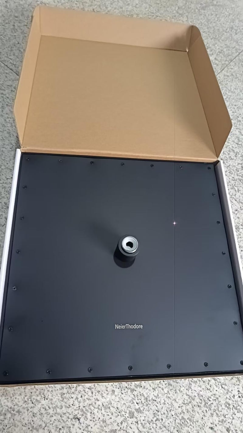 NeierThodore LED 16 Inch Square Shower Head Replacement with Rotatable Ballï¼ŒOil Rubbed Bronze - Image 2